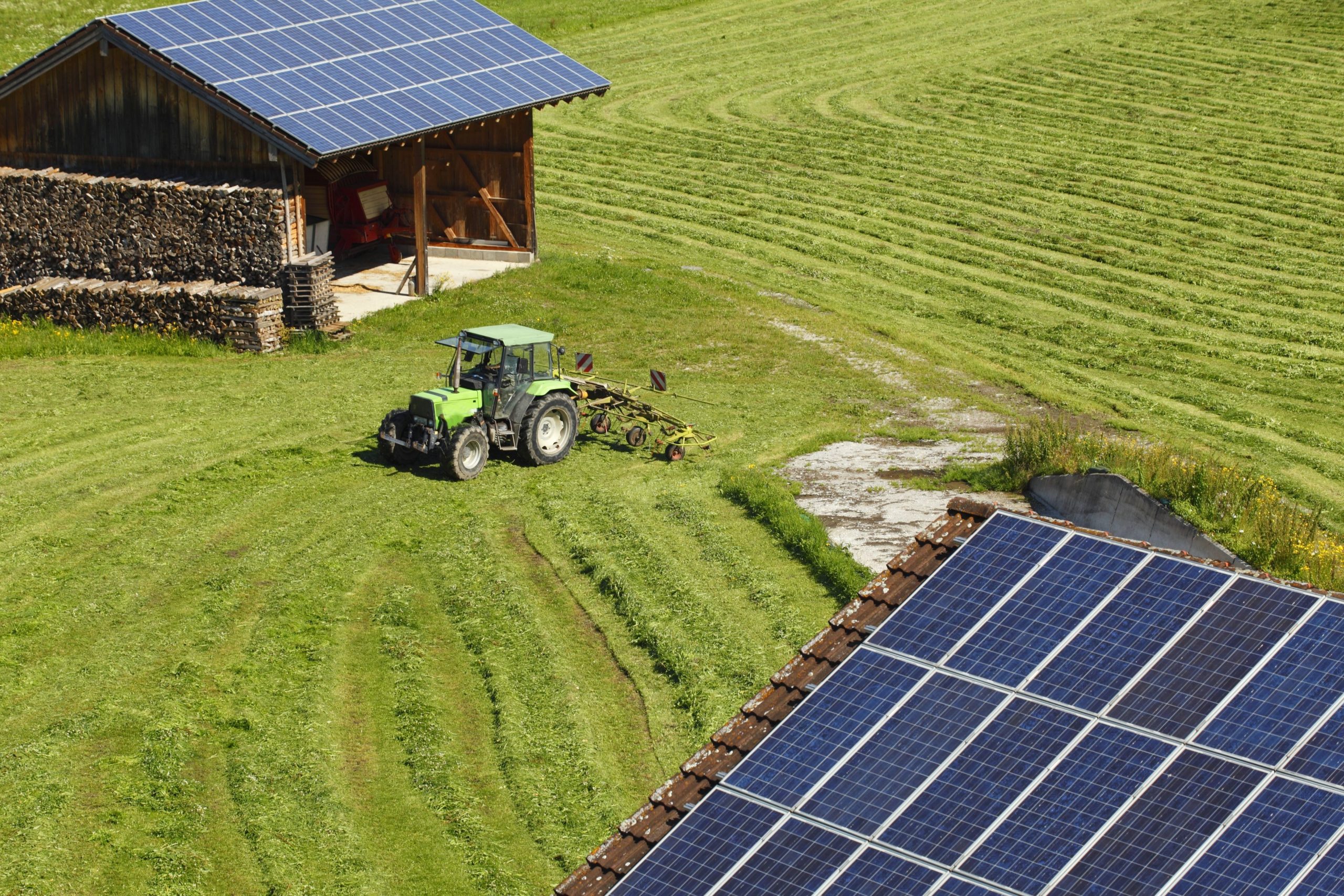 tracteur panneau solaire